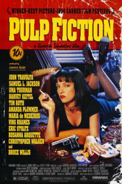 Plakat von Pulp Fiction
